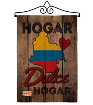 Country Colombia Hogar Dulce Burlap - Impressions Decorative Metal Wall Hanger G - £26.86 GBP