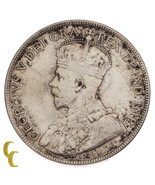 1916 Canada 50 Cents Silver Coin in VF, KM# 25 - €67,21 EUR