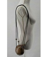 PURSE HAWAIIAN POLISHED COCONUT ZIPPER STRAP BROWN HAWAII POLYNESIAN ETH... - $9.99