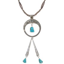 Sarah Dickens Navajo Sterling and turquoise necklace - $287.10