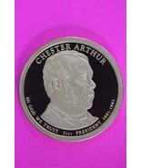 Proof 2012 S Chester Arthur Presidential Dollar DCAM Same Coin In Pics T... - $9.99