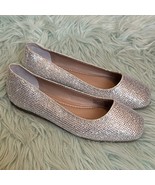 INC International Concepts Shoes Girls Size 13 Silver Sparkly Ballet Fla... - $564.50 MXN