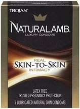 Trojan Naturalamb Natural Skin Lubricated Condoms - £12.97 GBP