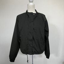 Good American Snap Front Sueded Track Jacket Medium NWT - $74.99