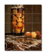Claude Monet Fruit Vegetables Painting Ceramic Tile Mural BTZ06126 - $273.54 CAD+