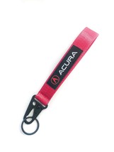 BRAND New JDM ACURA Red Racing Keychain Metal key Ring Hook Strap Lanyar... - $10.00