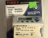 TIMEX Electronic Multiprogram 7 Day DigitalTimer Heavy Duty Grounded - $12.37