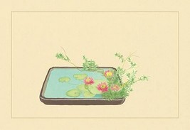 Spiraea Thumbergu and Water Lily by Sofu Teshigawara - Art Print - £17.57 GBP+