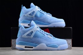 Custom Retro 4 Style Premium Handmade Sneakers | North Carolina US 7-13 - $286.11