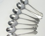 Oneida Summer Mist Autumn Glow Oval Soup Spoons Rogers 6 7/8&quot; Stainless ... - $14.69