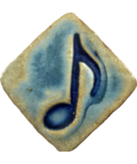 Music note 1 Handmade Ceramic Refrigerator Magnet - $185.64 MXN