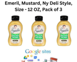 Emeril, Mustard, Ny Deli Style, Size - 12 OZ, Pack of 3 - £11.76 GBP