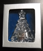 Mikasa Christmas Ornament Crystal Christmas Tree Bell and Clapper Origin... - £6.36 GBP