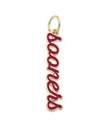 Oklahoma Sooners Script Enamel Logo Game Day Layering Charm - €12,71 EUR