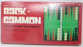 Backgammon Boardgame Game 1978 John N Hansen Co Ready-Set-Gammon Self Teaching - £24.83 GBP