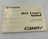 2002 Toyota Camry Owners Manual Handbook OEM J01B28021 - $14.84
