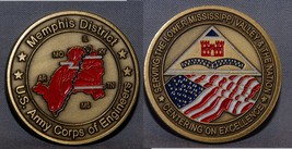 ARMY ENGINEERS Memphis District &amp; Lower Mississippi Valley Challenge Coin - $22.72