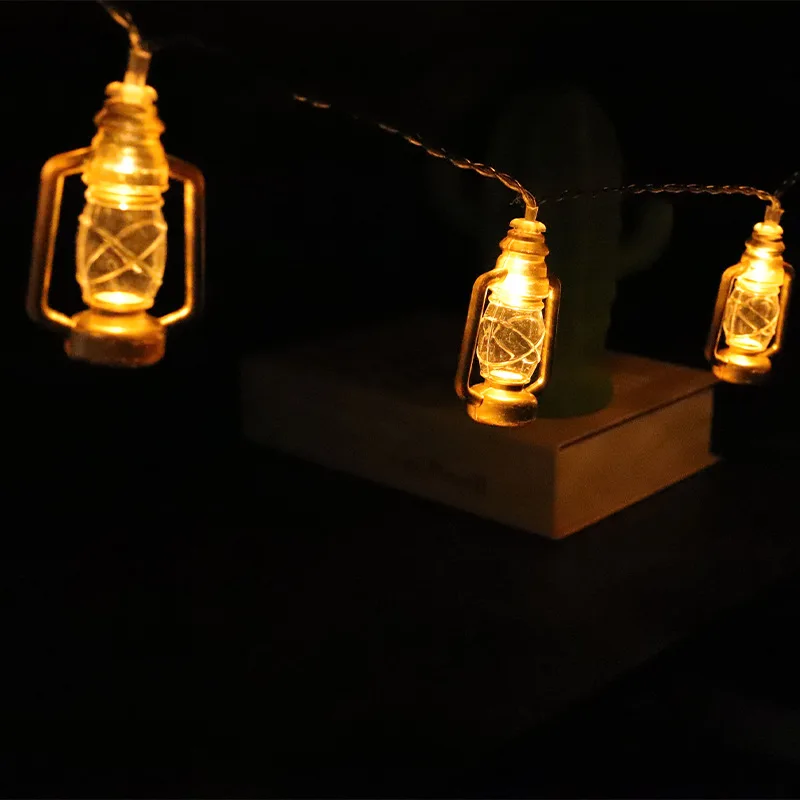adan Retro kerosene LED String Light LED Eid Mubarak adan Decorative String Ligh - £198.34 GBP