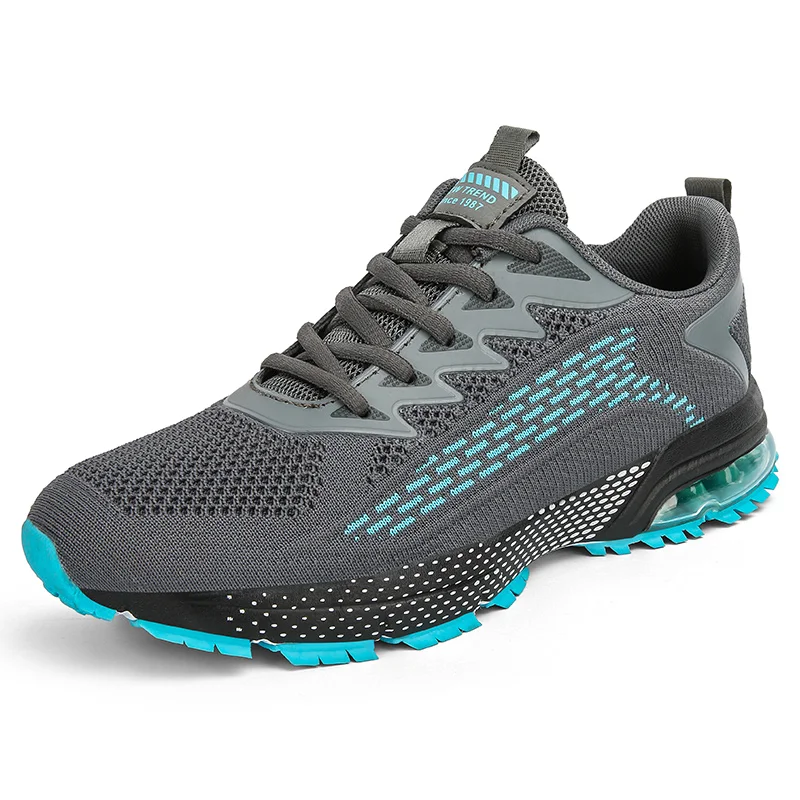 Outdoor Men Running Shoes Non Slip Sneakers Men Breathable Mesh Sport Shoes Dail - £42.00 GBP