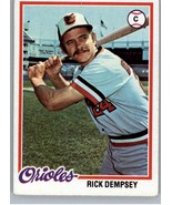 1978 Topps 367 Rick Dempsey  PR Baltimore Orioles - $1.35 CAD