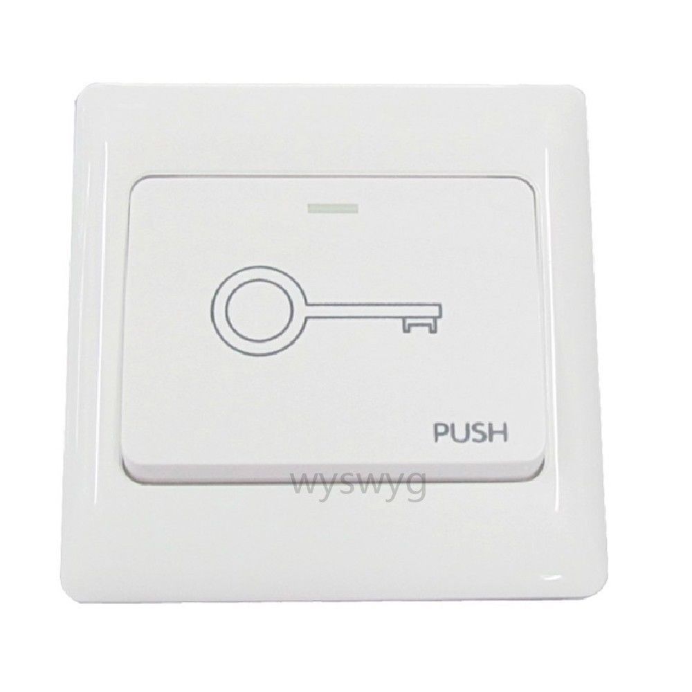 Exit Button Push Release Plastic Switch 250V 3A a part of Door Access Co... - $7.30