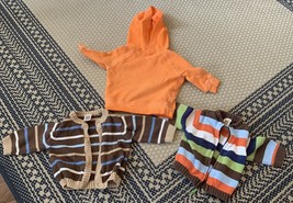 Baby Boy Carter’s Sweater Lot Of 3 Size 3 Months - £11.62 GBP