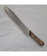 Vintage Mac Japan Wood Handle Stainless Steel Chef&#39;s Knife 6&quot; blade trip... - $28.47 CAD