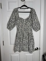 GREYLIN ANTHROPOLOGIE Floral Mini Dress Balloon Sleeves  Cottagecore Siz... - $652.11 MXN