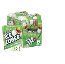 ICE BREAKERS ICE CUBES Kiwi Watermelon Flavored Sugar Free Chewing Gum M... - £42.27 GBP