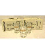 Set 12 Bicchieri Dublino 34 Goldschlager Shot Glasses Italy Clear Gold L... - $66.48 CAD