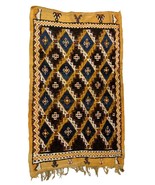 Handmade antique Moroccan Berber rug 4.5&#39; x 7.2&#39; (137cm x 219cm) 1880s -... - €3.303,91 EUR