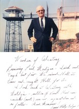 Whitey Bulger Hand Written Signed Letter Warden Alcatraz JSA COA from Cellmate - £899.09 GBP