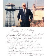 Whitey Bulger Hand Written Signed Letter Warden Alcatraz JSA COA from Ce... - £901.98 GBP