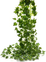 Ivy Garland 85Ft 12 Strands Artificial Fake Ivy Leaves Greenery Leaves Hanging V - £18.17 GBP