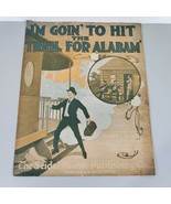 Vtg 1916 I&#39;m Goin&#39; To Hit The Trail For Alabam&#39; Sheet Music George L Cobb - £14.03 GBP
