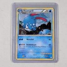 Pokemon Card Azumarill HeartGold &amp; SoulSilver Holo Rare 2/123 2010 - £8.76 GBP