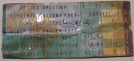 MOTLEY CRUE 1985 Original Ticket Stub Philadelphia Spectrum With Loudnes... - £10.01 GBP