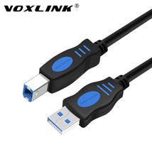 VOXLINK USB 2.0 A to B, Male to Male / Extension Cable (1m, 1.8m, 3m, 5m) - £6.38 GBP