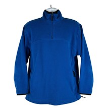 Ashford Sport Mens Blue Fleece Pullover Size L - $18.50