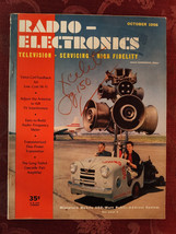 RADIO-ELECTRONICS magazine October 1956 Mobile PA system - £12.91 GBP