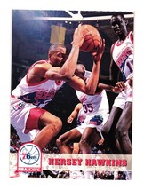 1993 Hoops #163 Hersey Hawkins Philadelphia 76ers - £3.17 GBP