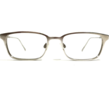 Warby Parker Eyeglasses Frames Hawthorne 2152 Silver Rectangular 52-18-145 - £44.28 GBP