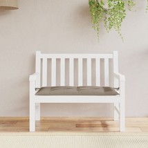Garden Bench Cushion Taupe 39.4&quot;x19.7&quot;x2.8&quot; Oxford Fabric - $1,890.21 MXN