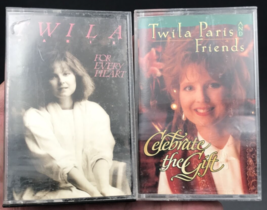 Lot of Two (2) Twila Paris Cassette Tapes - For Every Heart &amp; Celebrate the Gift - £7.41 GBP