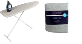 Ironing Board Cover and Pad Set Scorch Resistant Silicone Coating Elasti... - £11.79 GBP