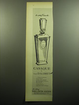 1958 Saks Fifth Avenue Casaque by Jean D&#39;albret Perfume Advertisement - £14.54 GBP