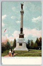 Gettysburg PA New York State Monument National Cemetery Civil War Postcard R27 - £5.94 GBP