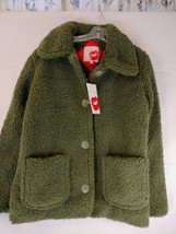 Hot Kiss Faux Sheepskin Fur Cool Winter Outerwear Jacket Shaggy Size S New wtags - £16.55 GBP