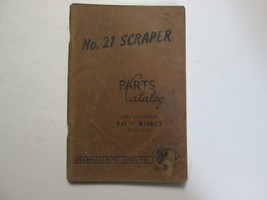 Caterpillar No 21 Scraper Parts Catalog 8J1 To 8J1652 USED OEM Caterpillar - £7.07 GBP