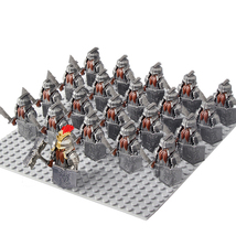 The Lord of The Rings Erebor Dwarf Dáin Ironfoot Minifigure Block Set of 21 - $31.69